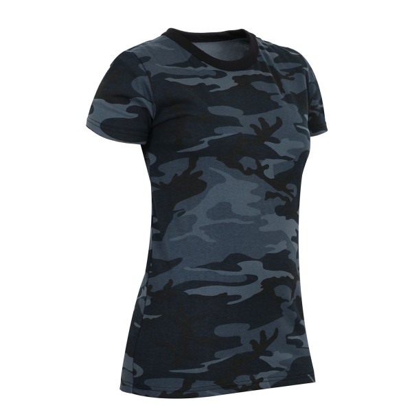 Tričko army dámske predĺžené MIDNIGHT BLUE